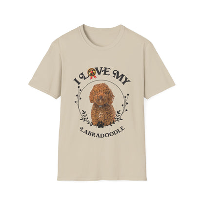 I Love My Labradoodle Unisex Softstyle T-Shirt