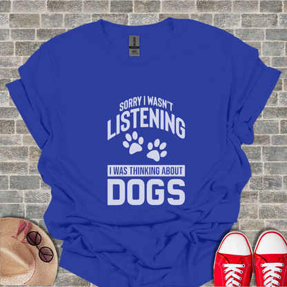 Sorry I Wasn't Listening Graphic Unisex Softstyle T-Shirt