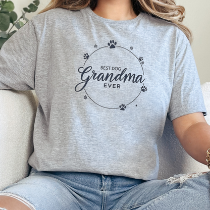Best Dog Grandma Ever  T-Shirt