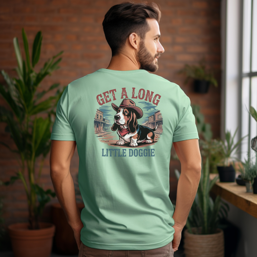 Get A Long Little Doggie Unisex Softstyle T-Shirt - Perfect for Dog Lovers