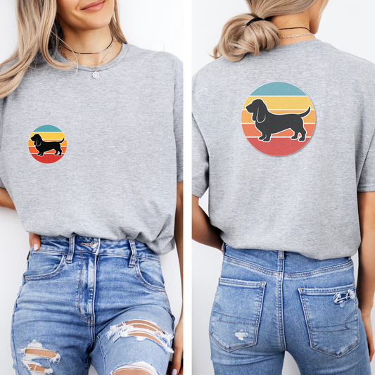Retro Bassett Unisex T-Shirt