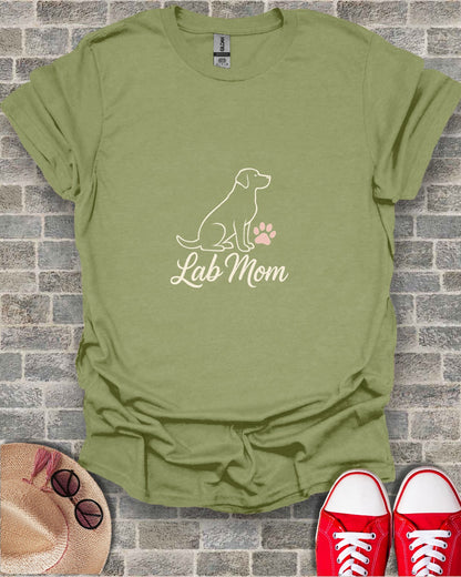 Lab Mom T-Shirt for Passionate Pet Lovers
