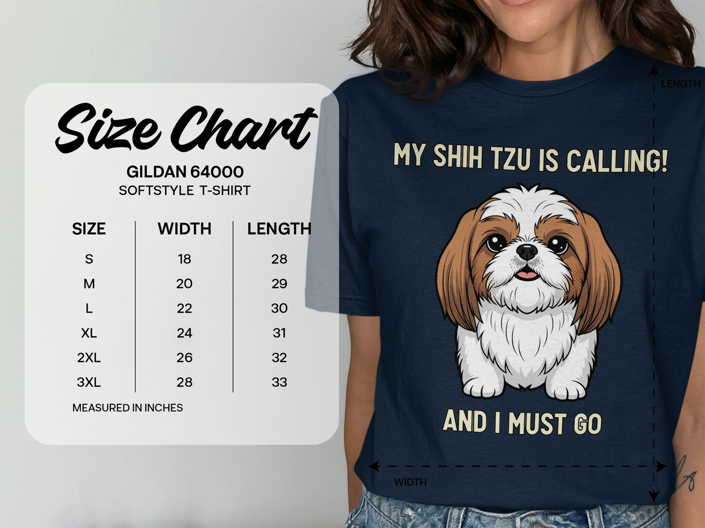 My Shih Tzu Is Calling And I Must Go T-Shirt