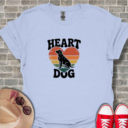 Heart Dog Graphic Shirt for Pet Lovers