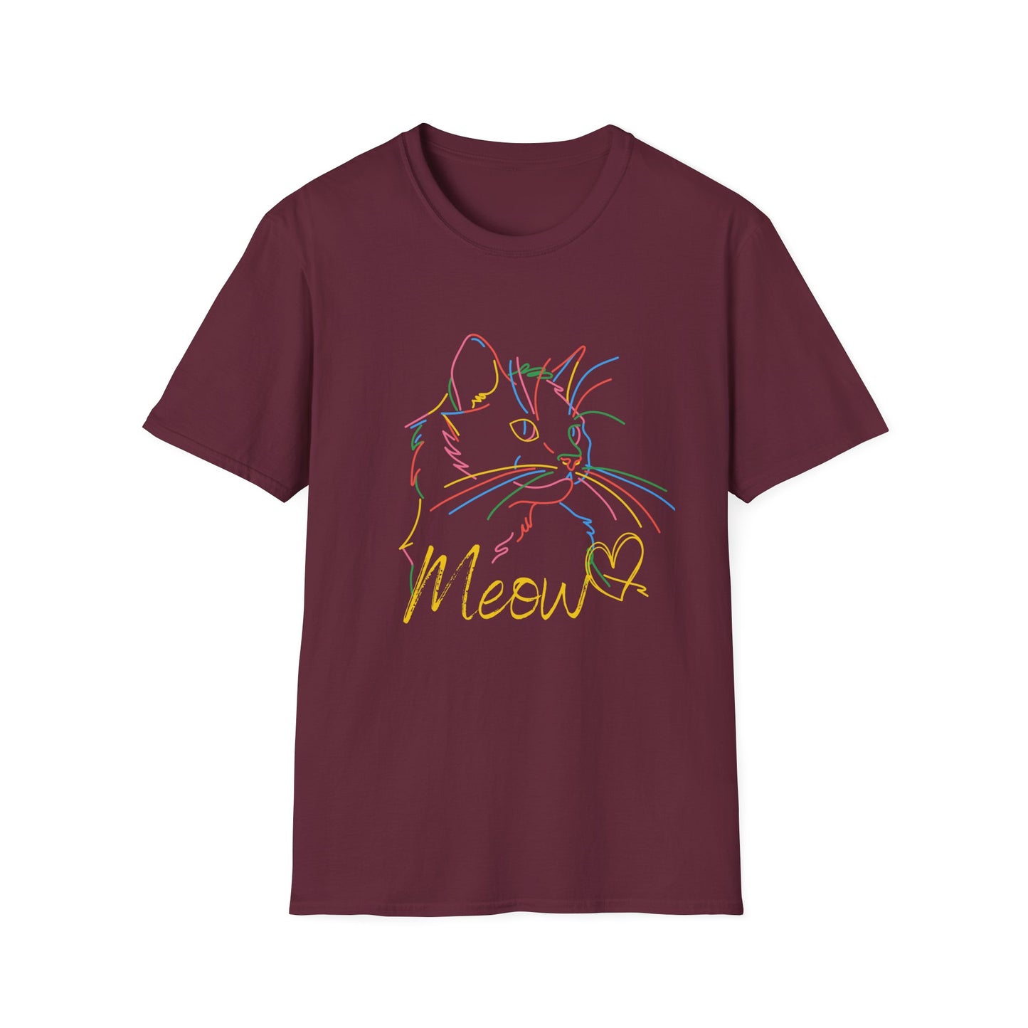 Meow Unisex Softstyle T-Shirt