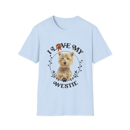 I Love My Westie Unisex Softstyle T-Shirt