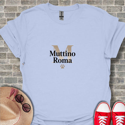Muttino Roma Graphic Tee for Stylish Dog Lovers
