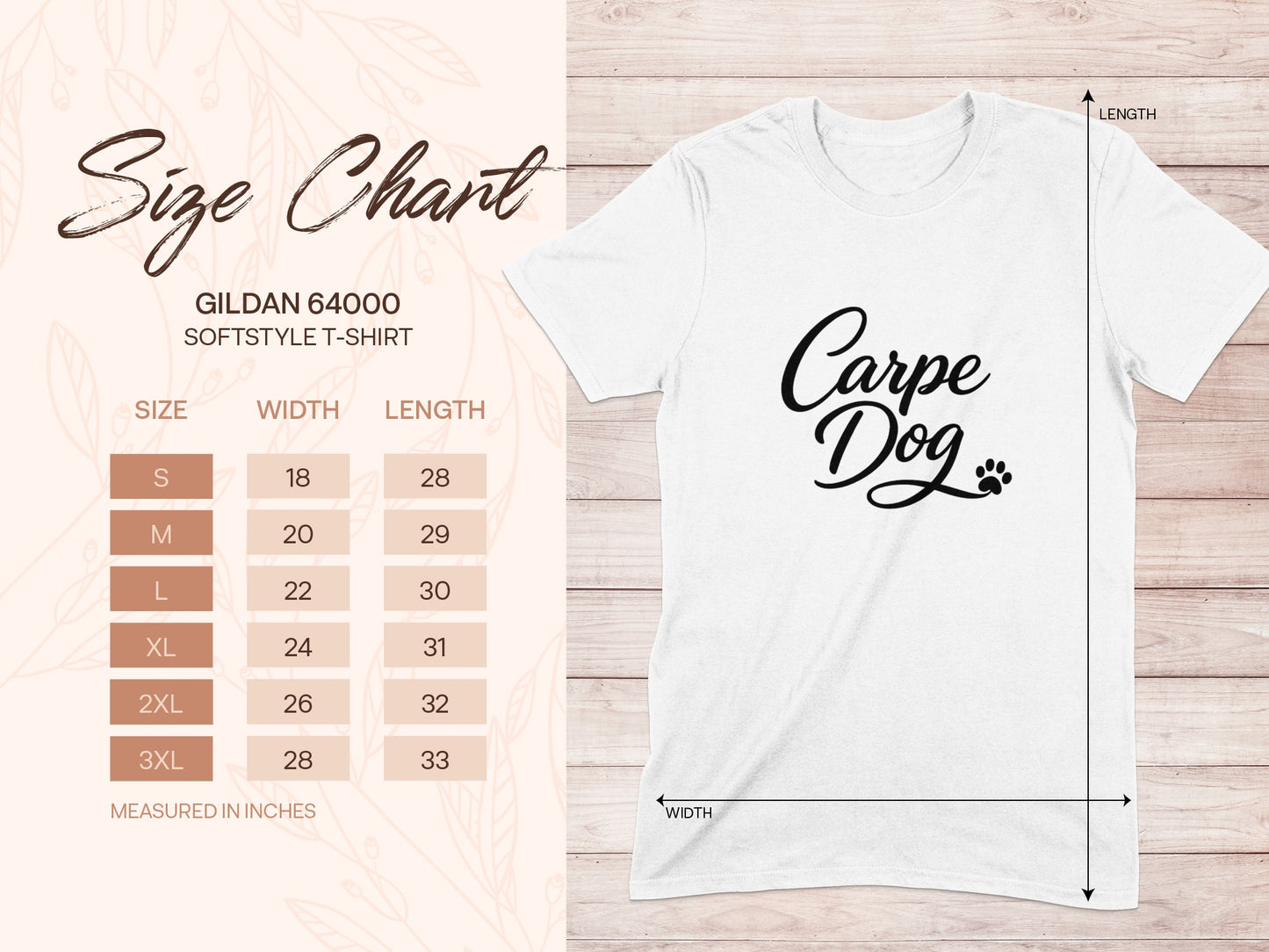 Carpe Dog Softstyle GILDAN 64000 T-Shirt product type