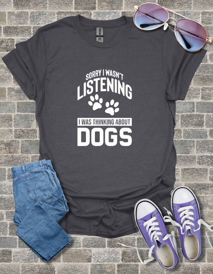Sorry I Wasn't Listening Graphic Unisex Softstyle T-Shirt