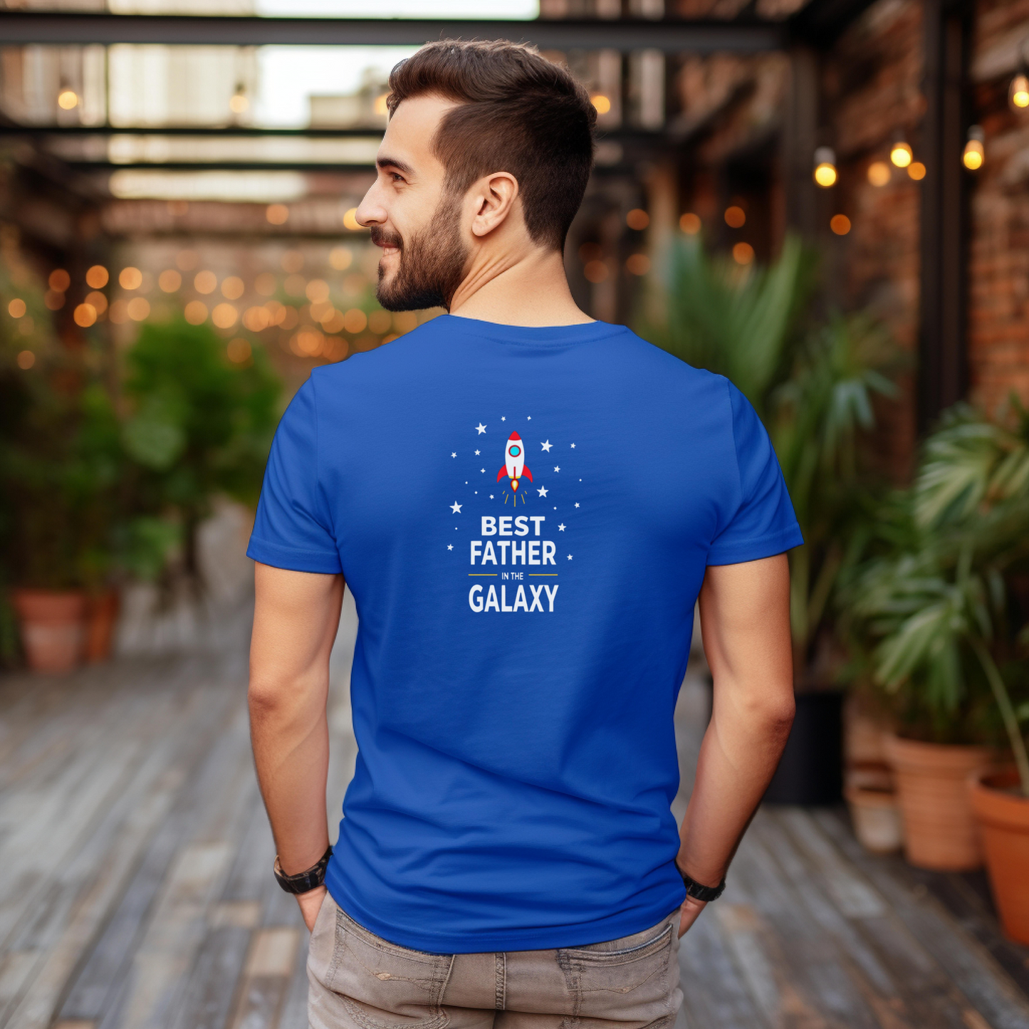 Best Father in the Galaxy Unisex Softstyle T-Shirt - Perfect Father's Day Gift