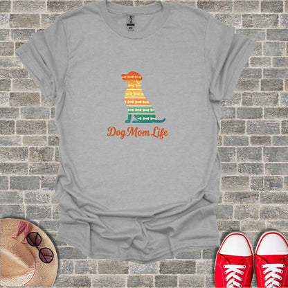 Dog Mom Life colorful dog bone pattern design product type