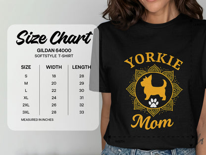 Yorkie Mom Softstyle T-Shirt Product