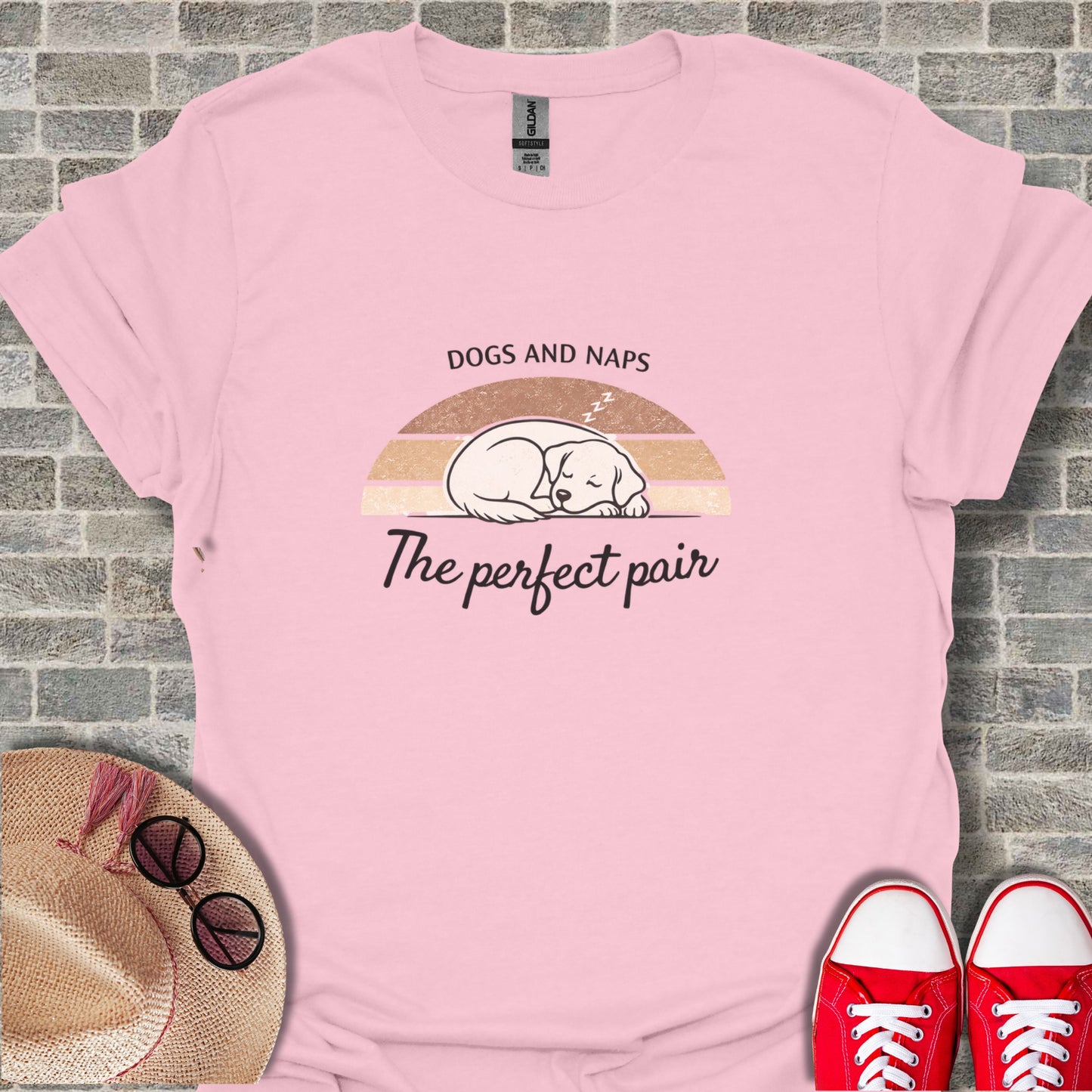 Dogs and Naps The Perfect Pair Graphic Tee