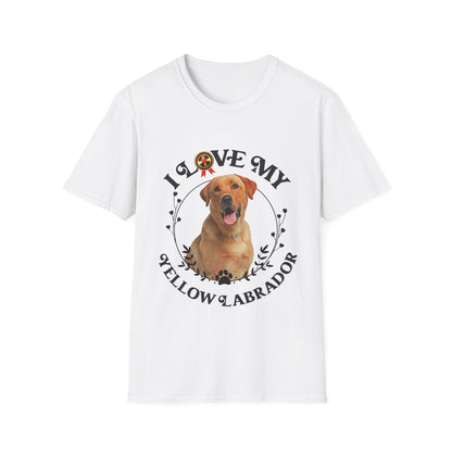 I Love My Yellow Lab Unisex Softstyle T-Shirt