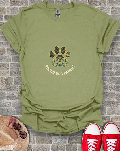Proud Dog Parent Graphic Tee Casual Fashion