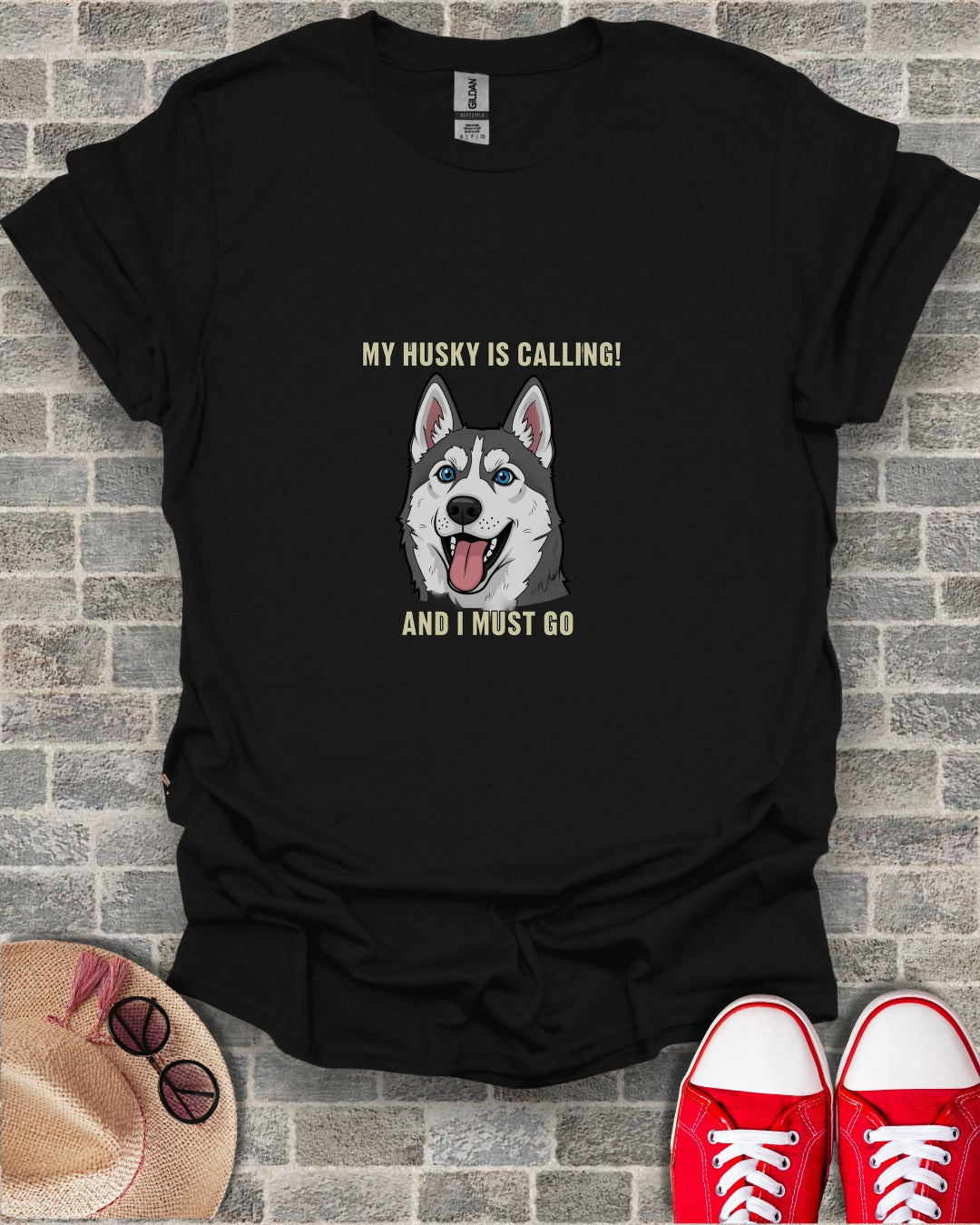 My Husky Is Calling And I Must Go T-shirt