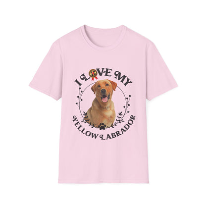 I Love My Yellow Lab Unisex Softstyle T-Shirt