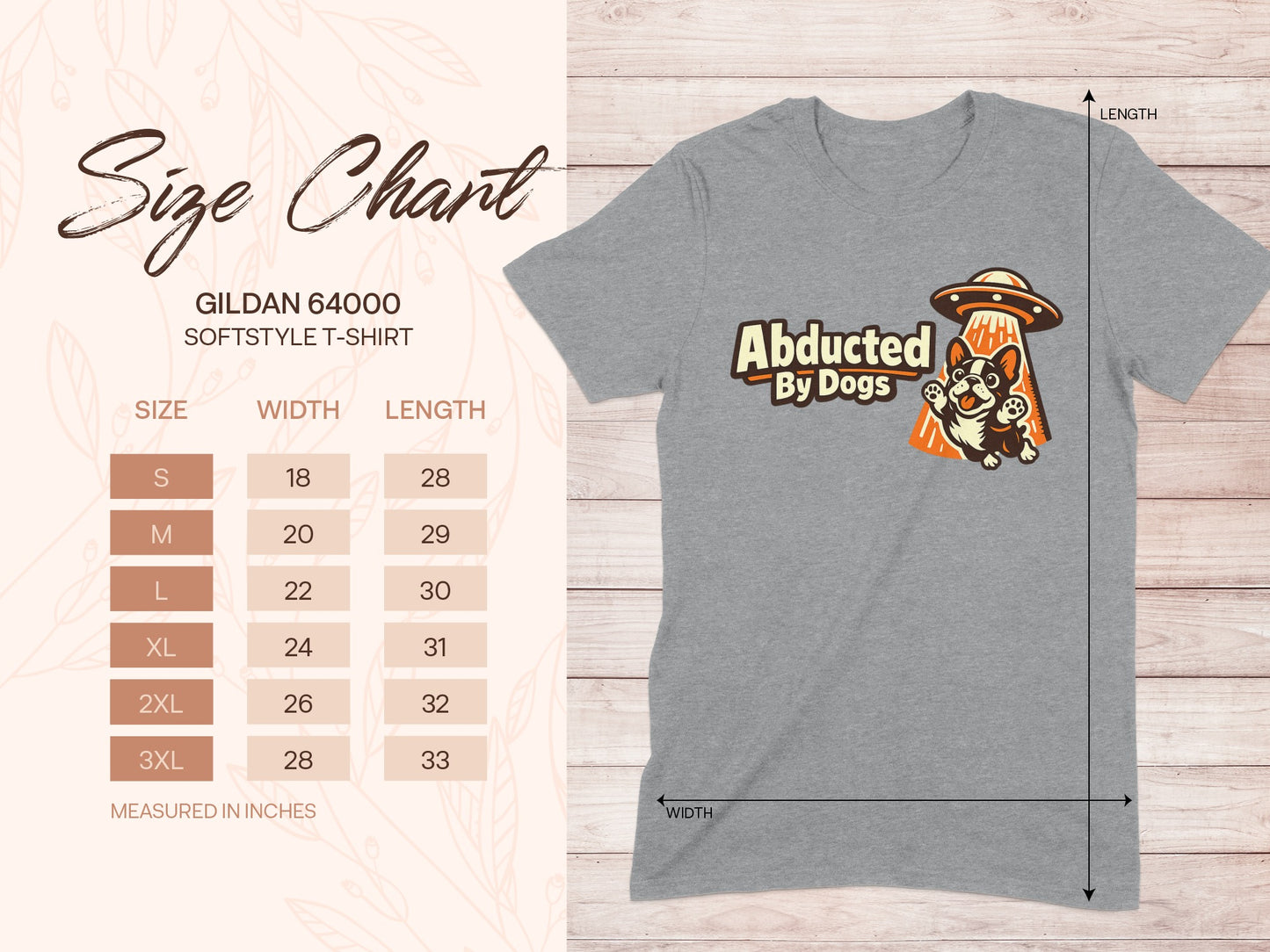 Abducted By Dogs Cartoon Graphic Tee Shirt
