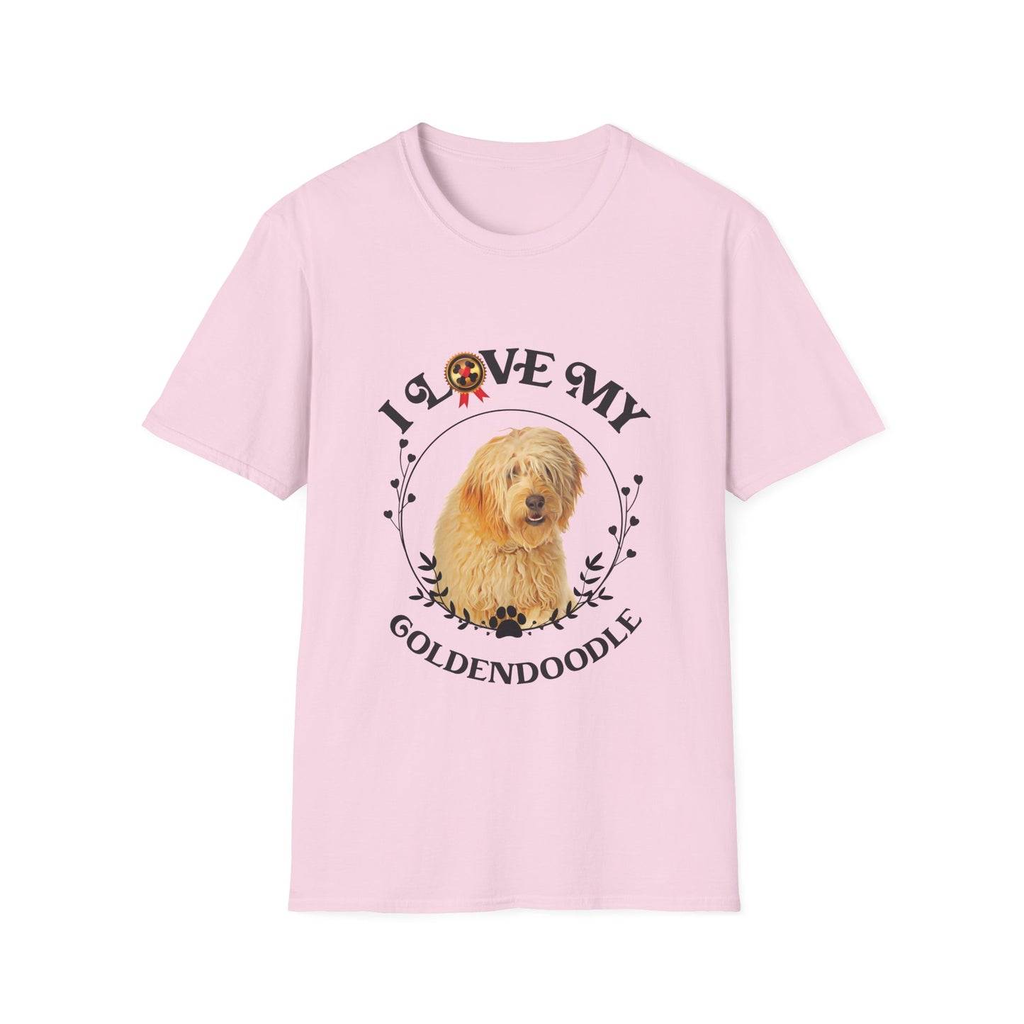 I Love My Goldendoodle Unisex Softstyle T-Shirt