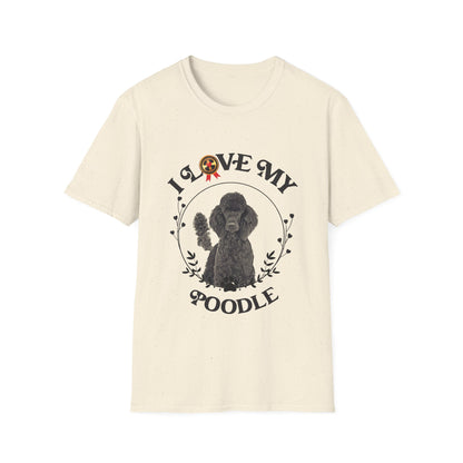 I Love My Poodle Unisex Softstyle T-Shirt