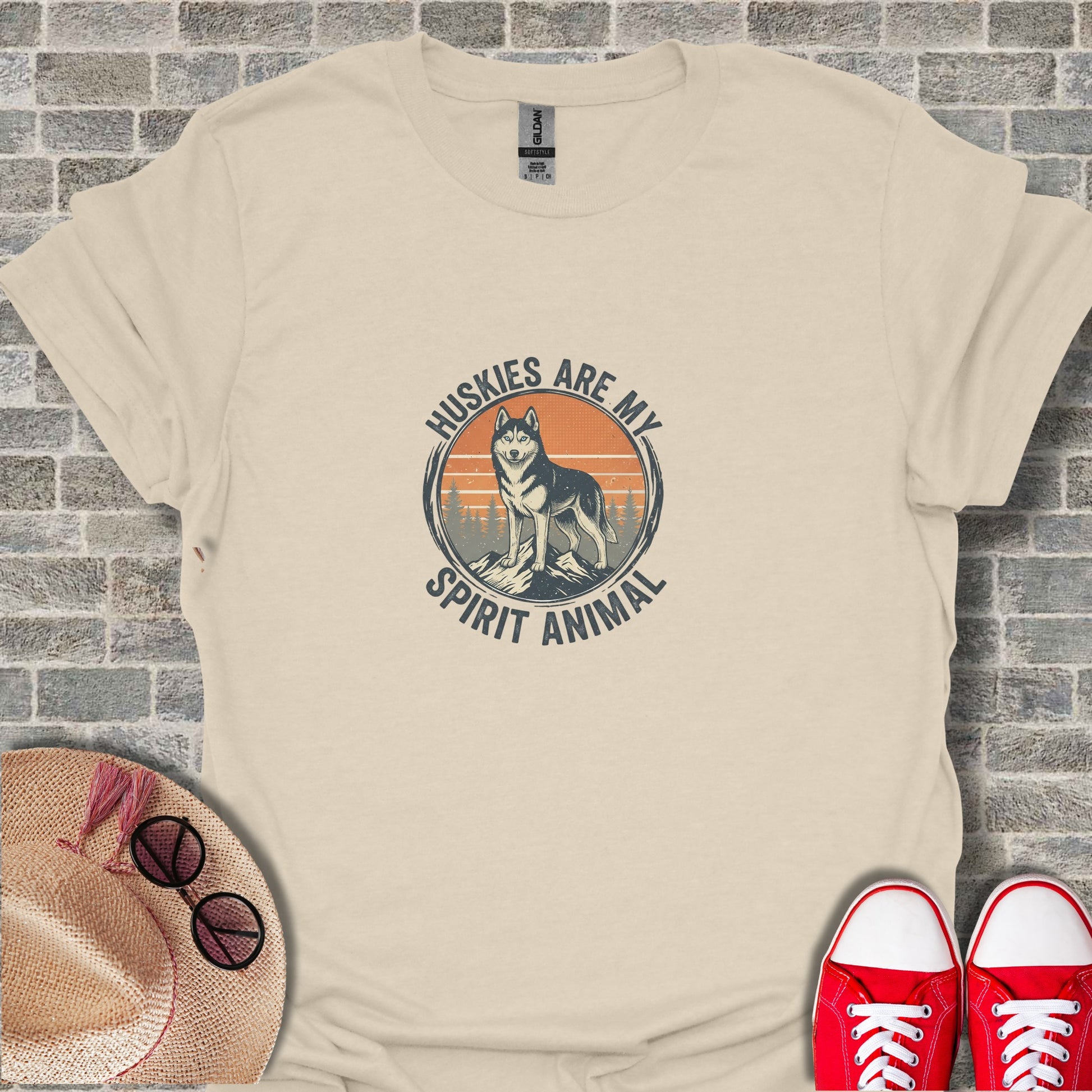 Huskies Are My Spirit Animal T-Shirt
