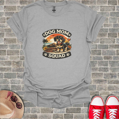 Dog Mom Squad Happy Dog Sunset Vacation Graphic product type