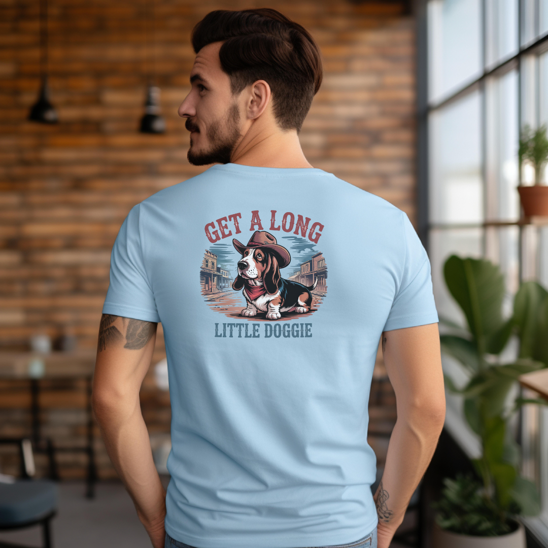 Get A Long Little Doggie Unisex Softstyle T-Shirt - Perfect for Dog Lovers