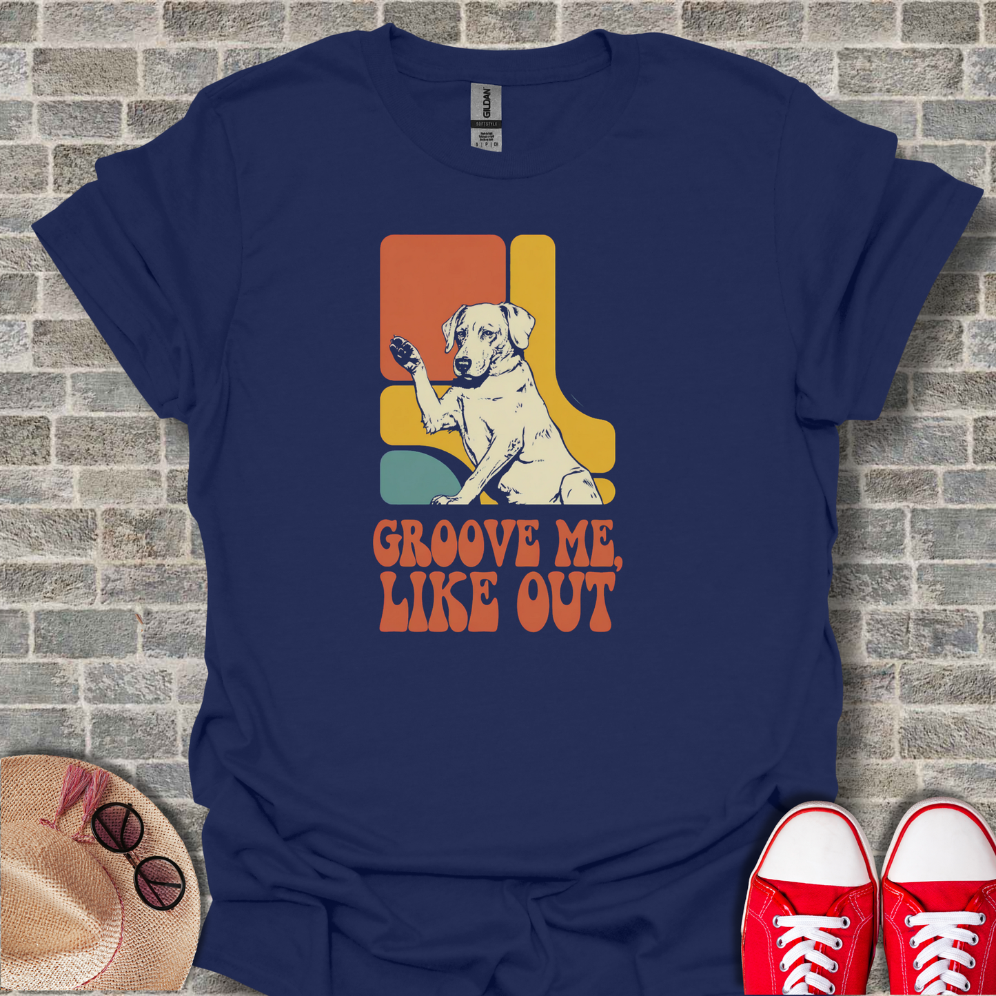 Groove Me Like Out Dog T-Shirt