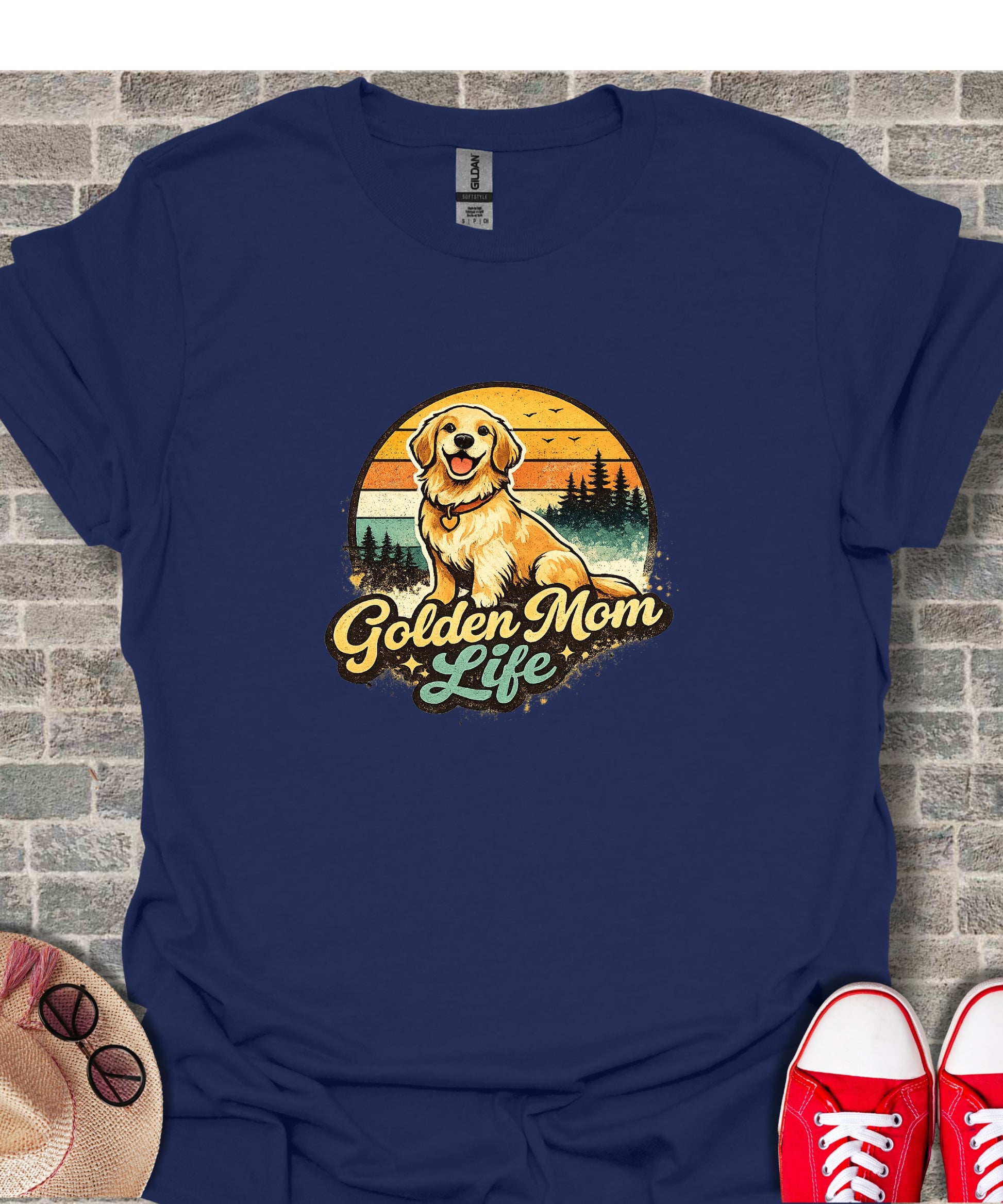 Golden Retriever Dog Sunset Forest Golden Mom Life product type