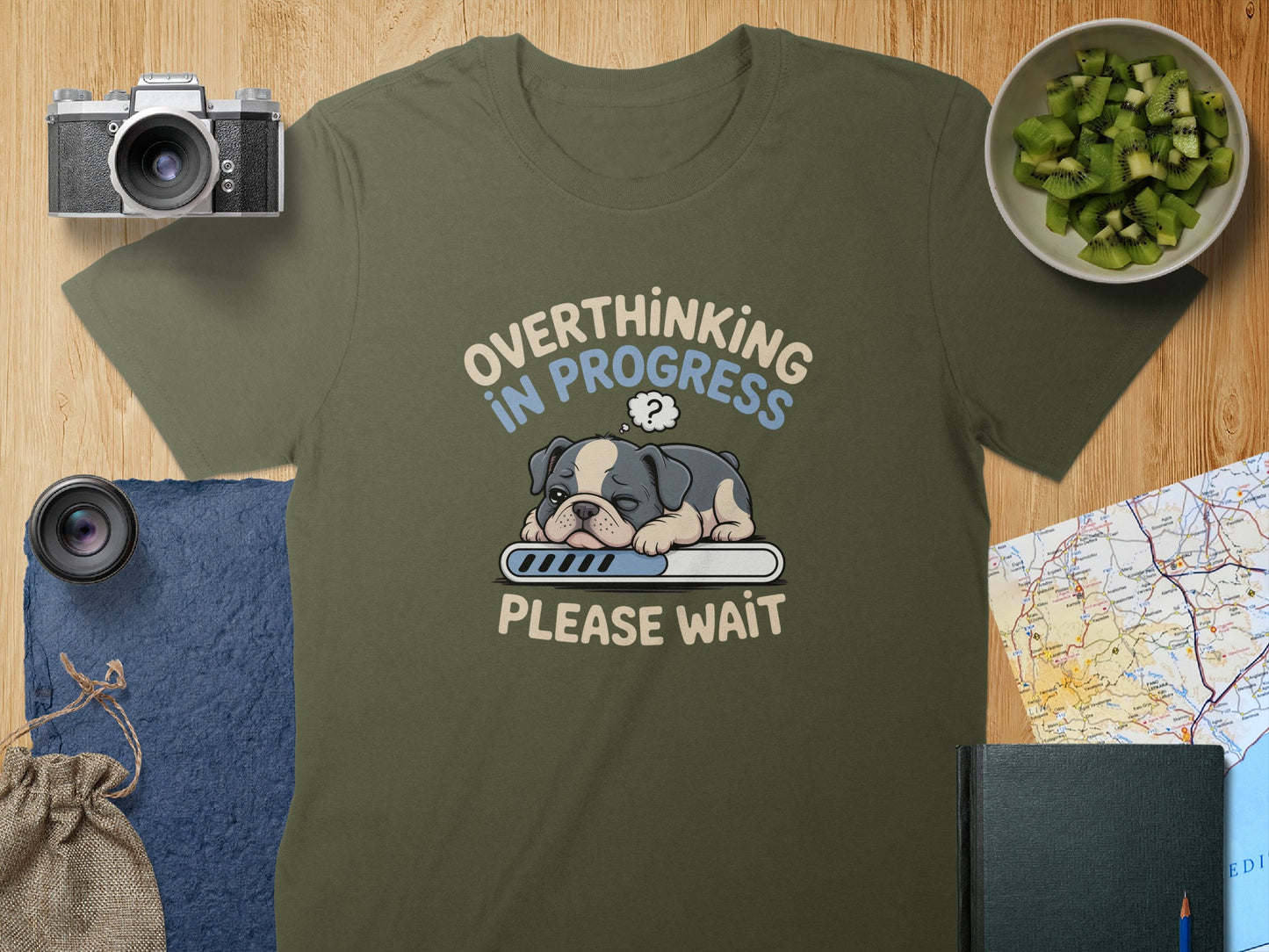 Overthinking in Progress Please Wait T-shirt