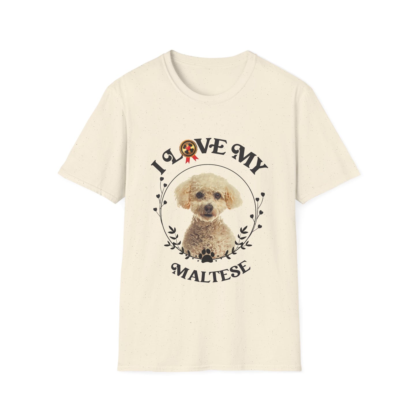 I Love My Maltese Unisex Softstyle T-Shirt