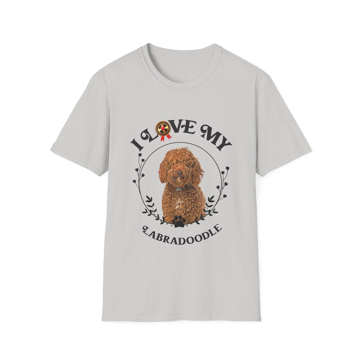 I Love My Labradoodle Unisex Softstyle T-Shirt