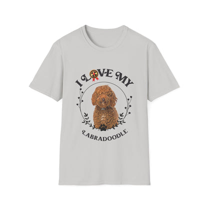 I Love My Labradoodle Unisex Softstyle T-Shirt