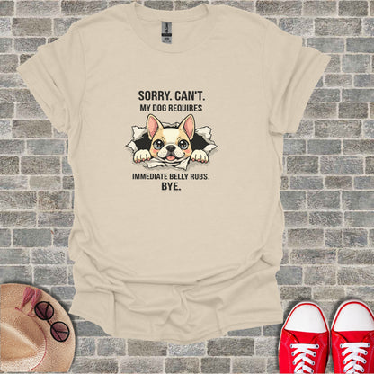 Sorry My Dog Requires Immediate Belly Rubs Cute Frenchie product type
French Bulldog
Frenchie
Dog Lover
Pet Owner
Cute Dog
Dog Mom
Dog Dad
Belly Rubs
Funny Dog
Puppy Design
Animal Graphic
Canine Friend
Dog Breed
Illustrated Dog
Humorous Pet
Bulldog Art
Furbaby
Dog Life
Dog Quote
Pet Humor