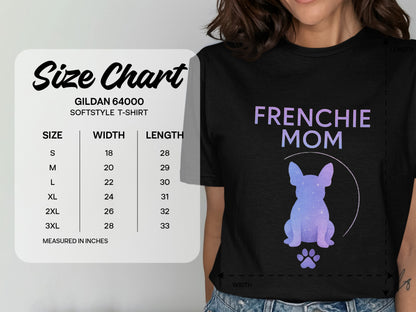Frenchie Mom T-Shirt with Cute Dog Design