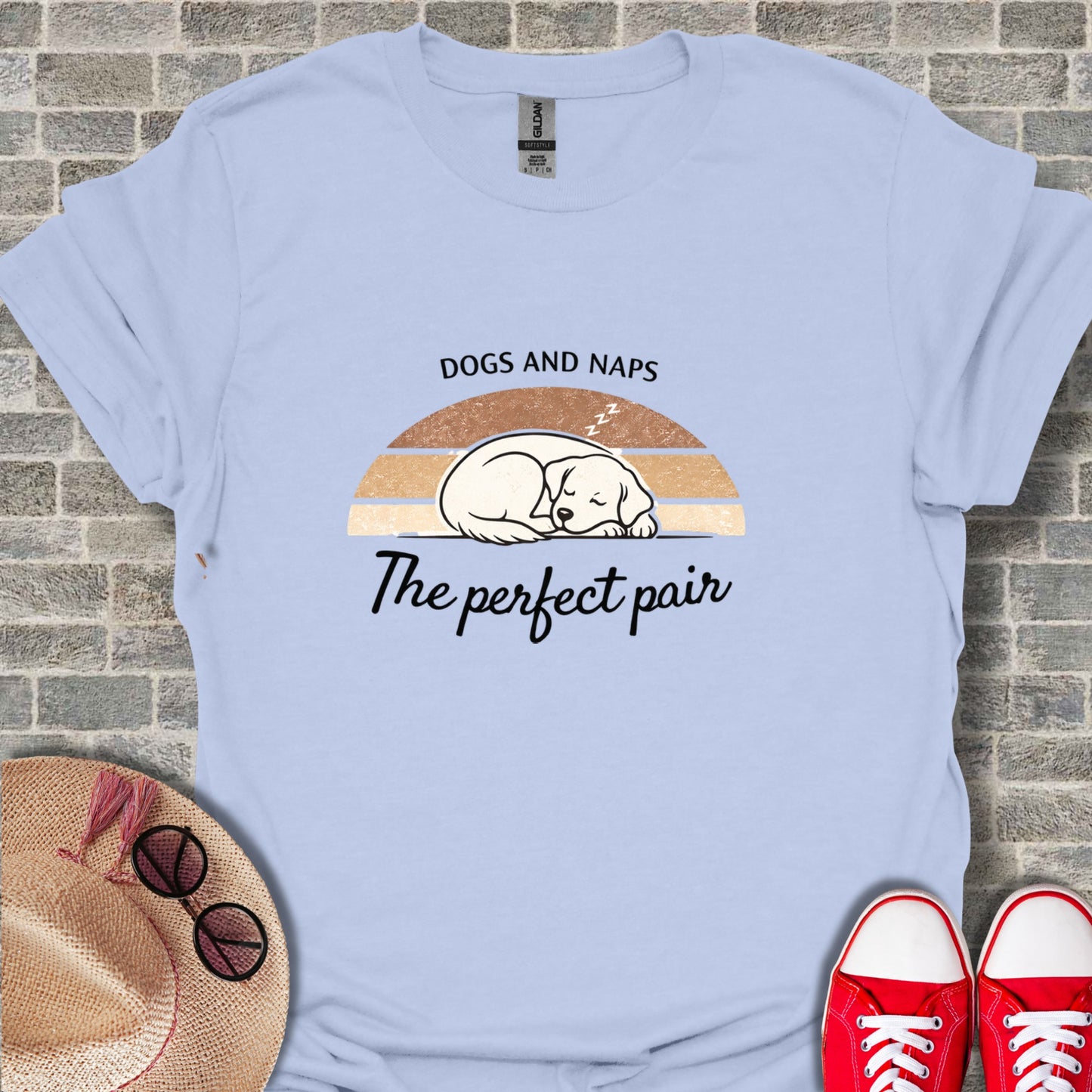 Dogs and Naps The Perfect Pair Graphic Tee