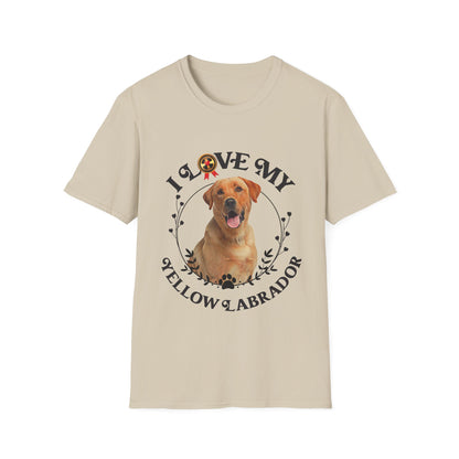 I Love My Yellow Lab Unisex Softstyle T-Shirt