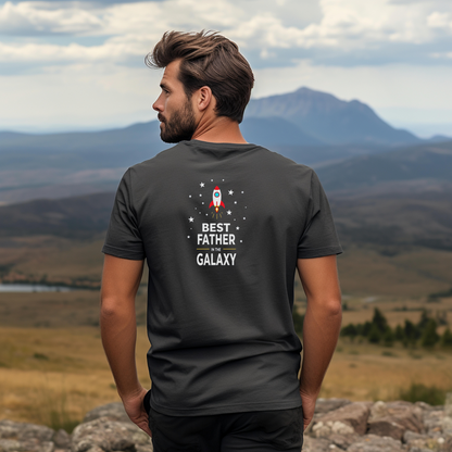 Best Father in the Galaxy Unisex Softstyle T-Shirt - Perfect Father's Day Gift