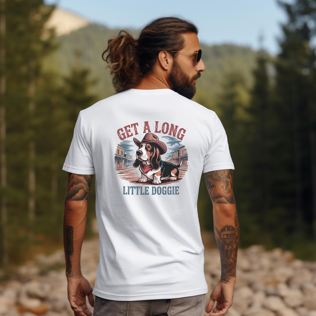 Get A Long Little Doggie Unisex Softstyle T-Shirt - Perfect for Dog Lovers