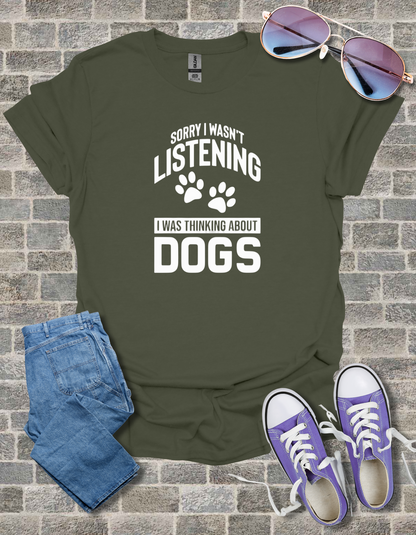 Sorry I Wasn't Listening Graphic Unisex Softstyle T-Shirt