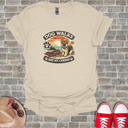Dog Walks Are My Cardio Puppy Graphic Design product type