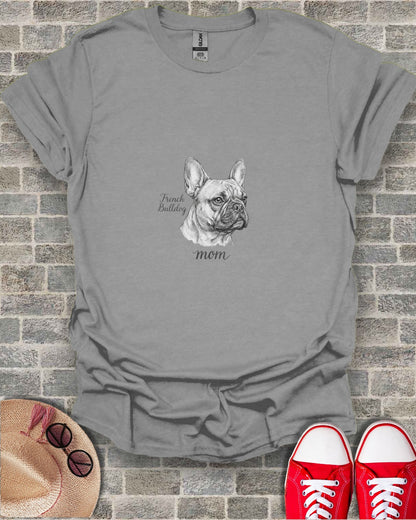 French Bulldog Mom Graphic Tee for Dog Lovers