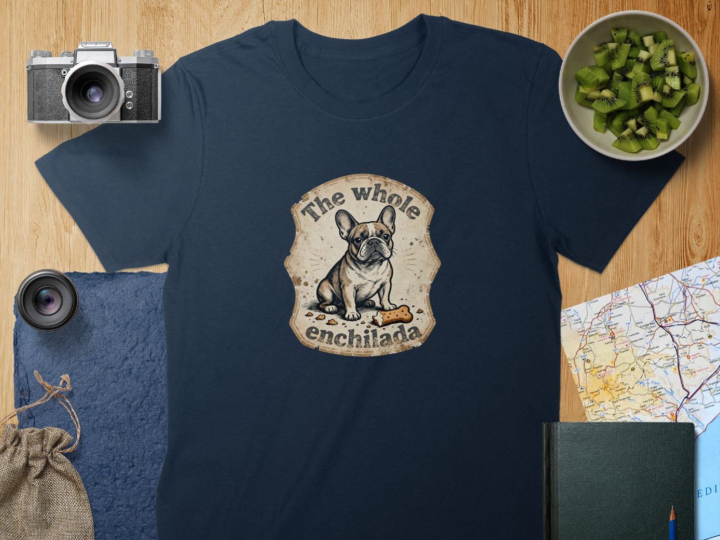 The Whole Enchilada French Bulldog Graphic Tee