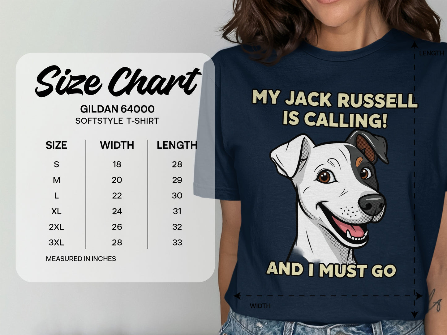 My Jack Russell Is Calling And I Must Go T-Shirt