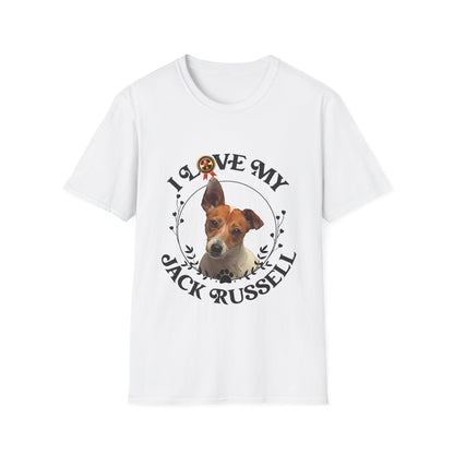 I Love My Jack Russell Unisex Softstyle T-Shirt