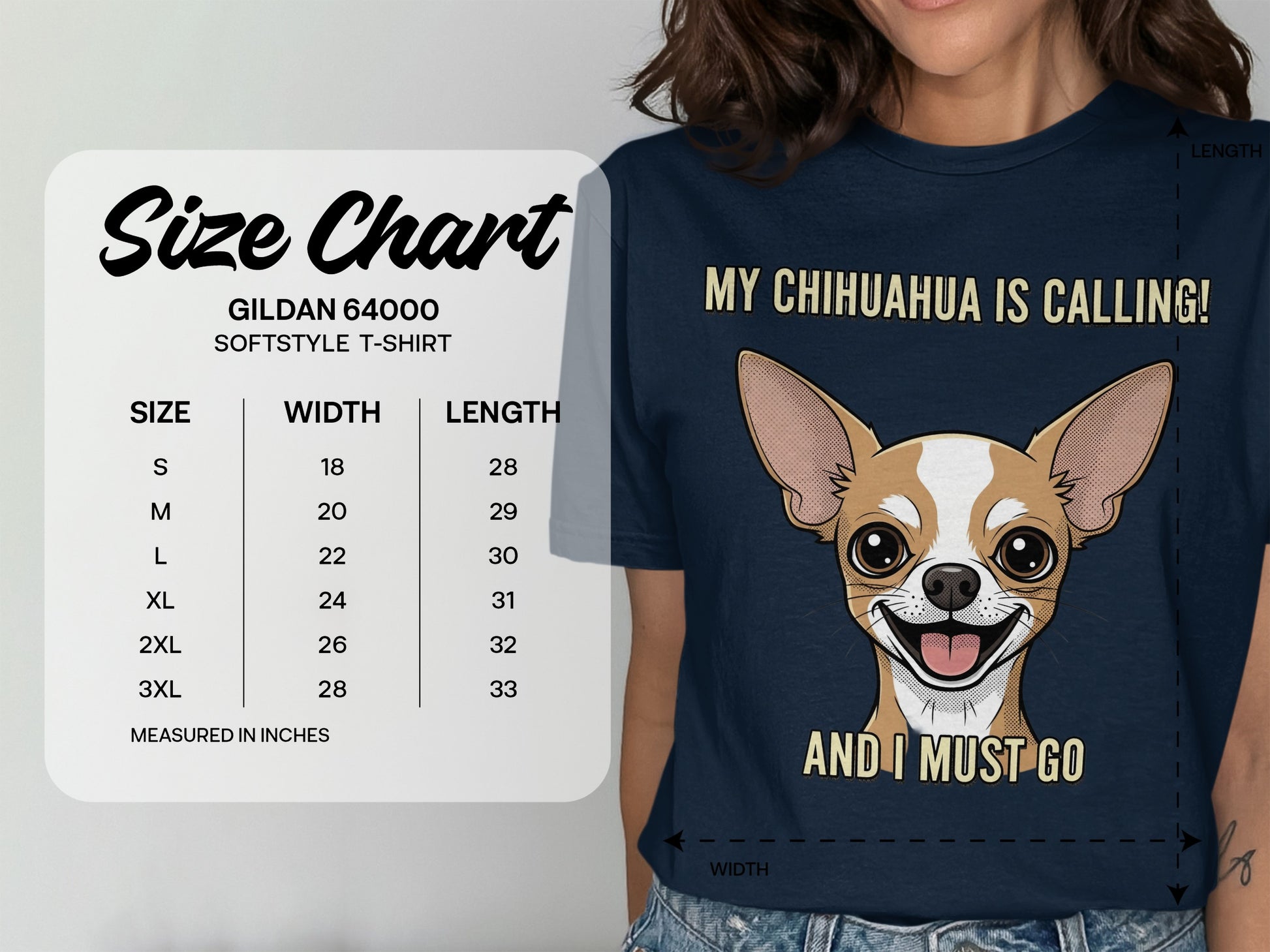 My Chihuahua Is Calling And I Must Go T-Shirt