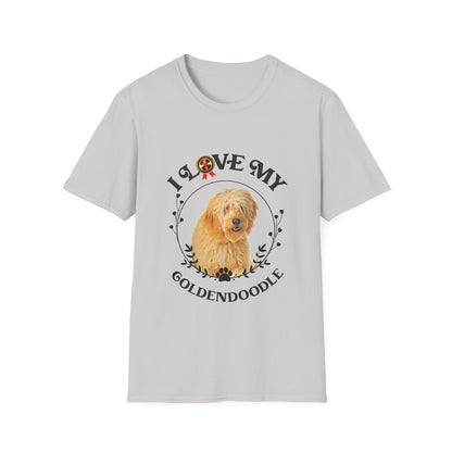 I Love My Goldendoodle Unisex Softstyle T-Shirt