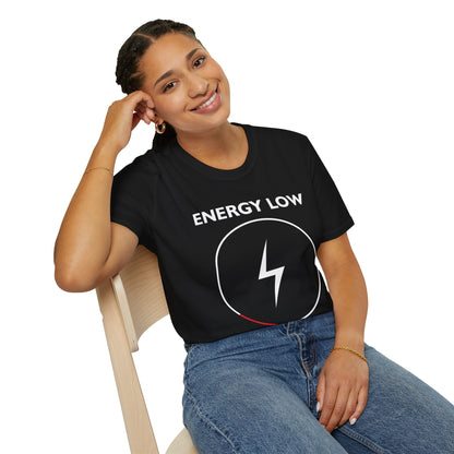 Energy Low Need Coffee Unisex Softstyle T-Shirt