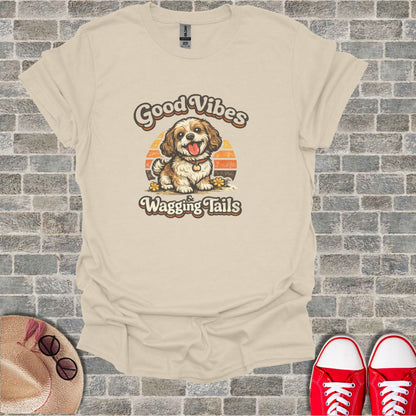 Good Vibes & Wagging Tails Happy Puppy Sunset product type