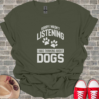 Sorry I Wasn't Listening Graphic Unisex Softstyle T-Shirt